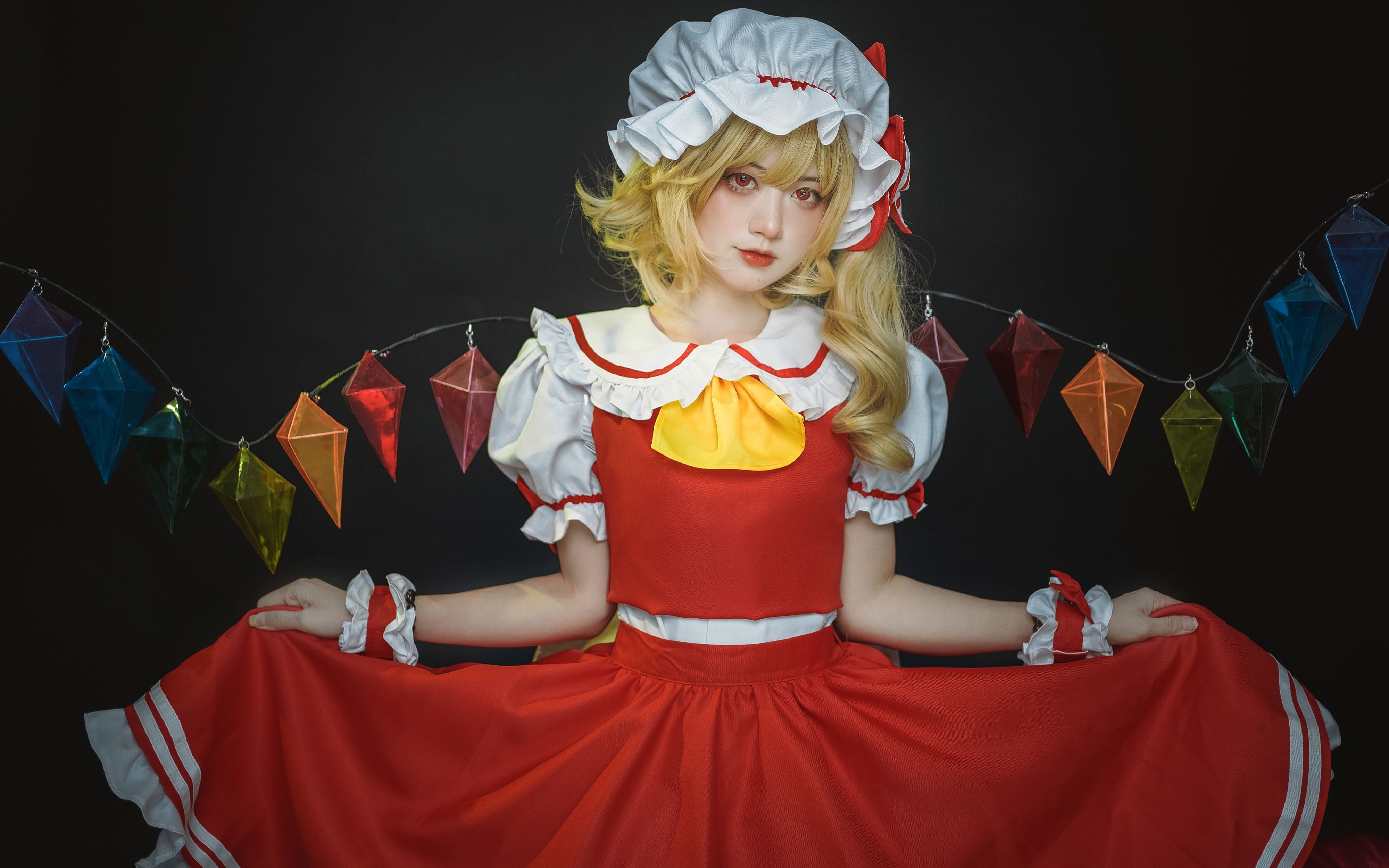 495岁芙兰陪你过六一东方project芙兰朵露99斯卡雷特cos仿妆幻想乡