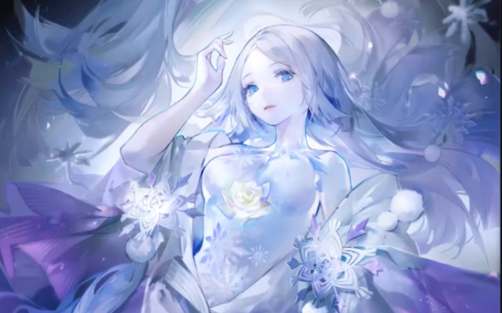 【阴阳师】蝉冰雪女主题曲《雪语》.