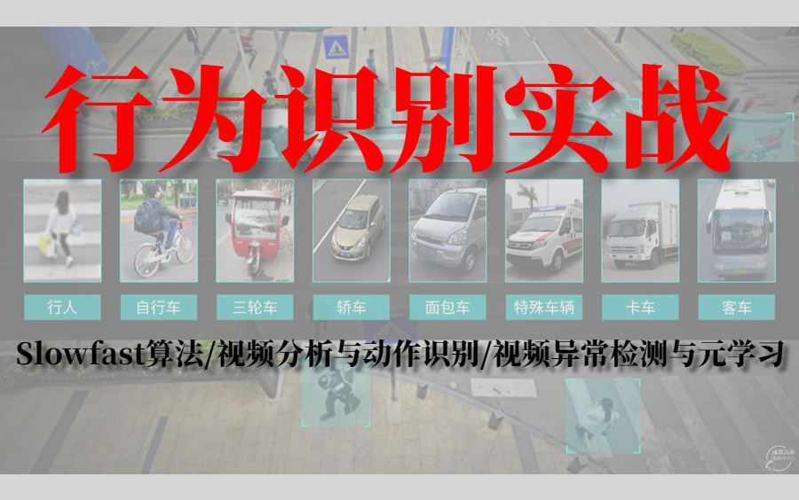 行为识别实战】一口气学完slowfast算法/视频分析与动作识别/视频异常