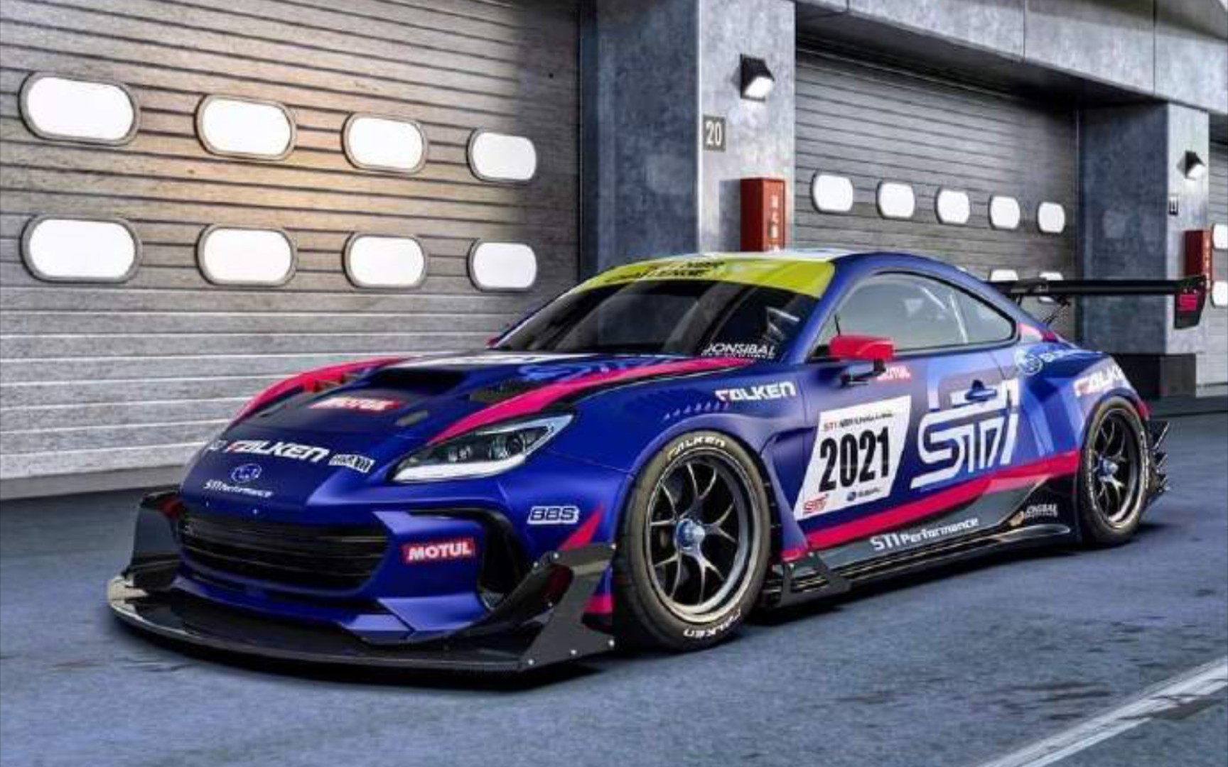 斯巴鲁brz super gt 赛道版 2021