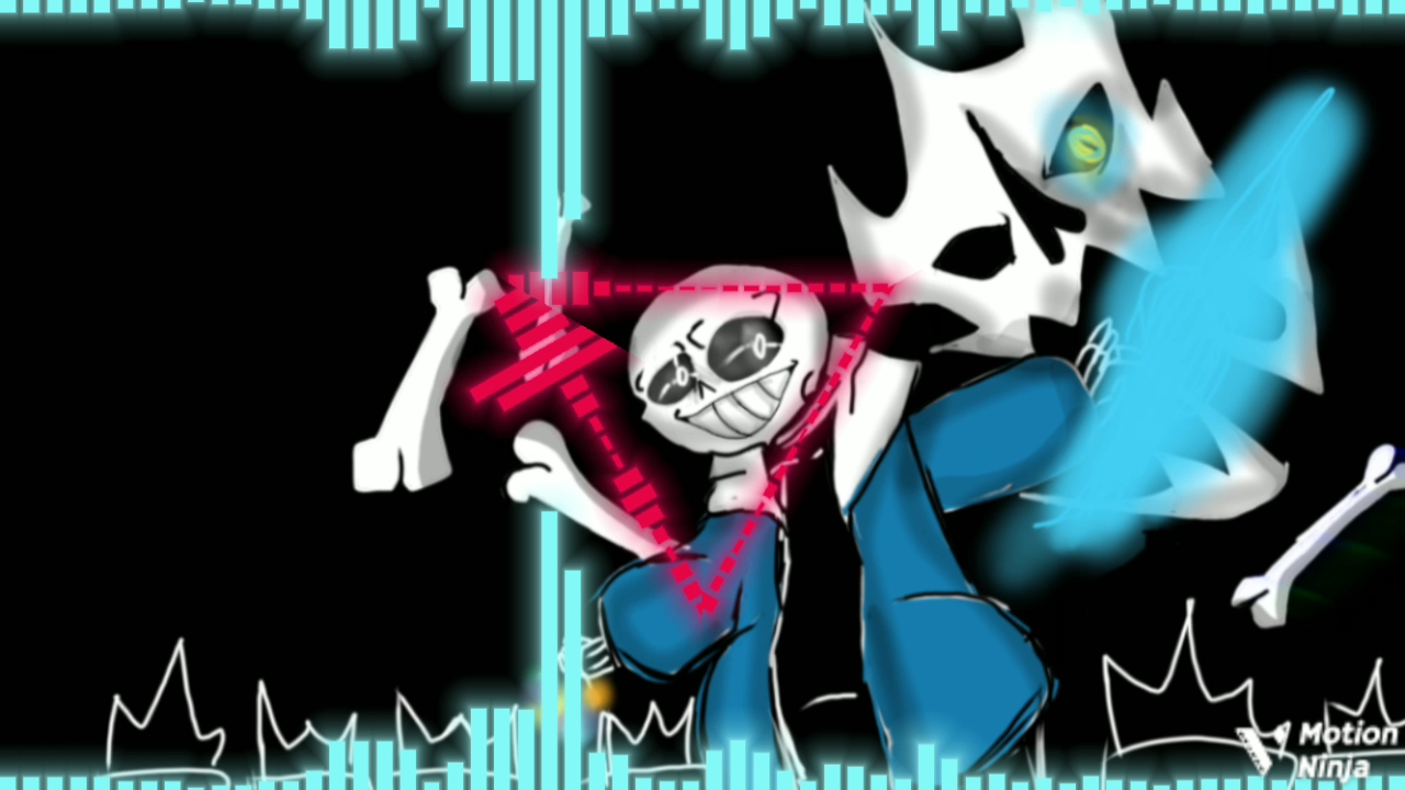 【传说之下·特殊事件·迫在眉睫】教师假面 立绘和剪辑特效by add_ba