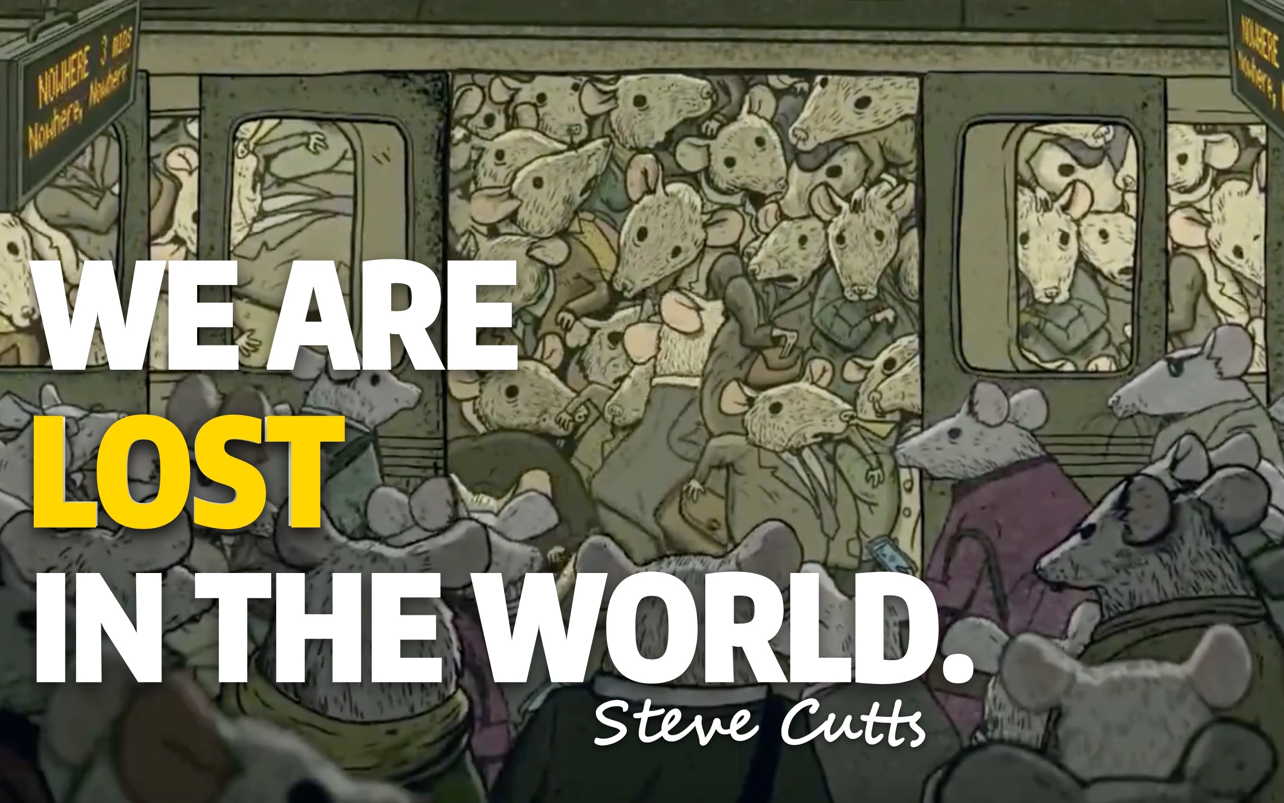 [图]【视频论文】Steve Cutts：让我们迷失在这个世界||We Are Lost In The World