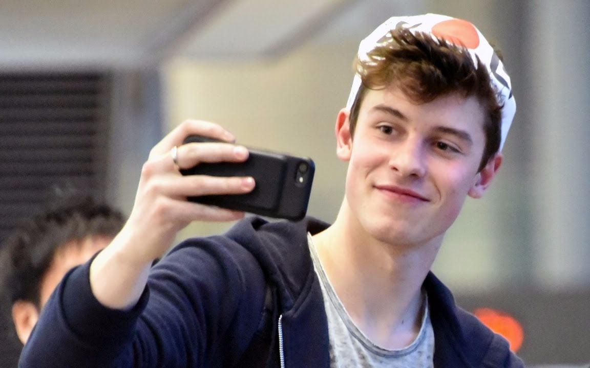 萌德shawn mendes 2017日本行粉丝尖叫机场接机 访谈