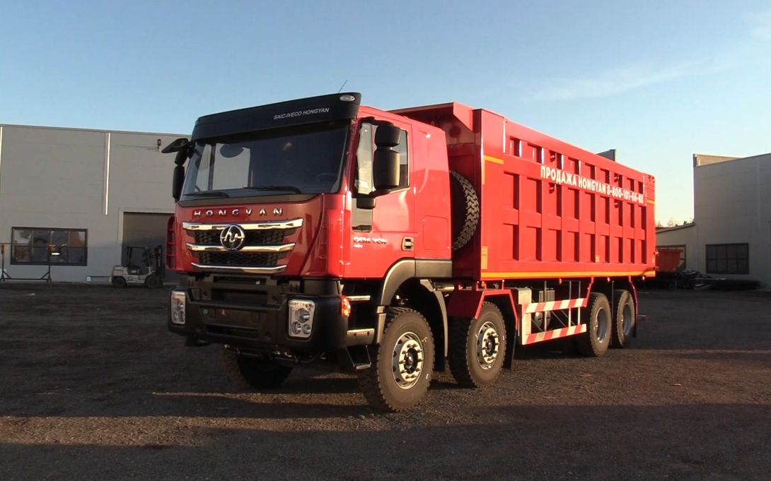 【出口俄罗斯 2022款 红岩】 GENLYON C500 SAIC IVECO 8𑅴. Start Up, Engine, In Depth Tour.哔哩哔哩bilibili