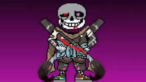 Ink sans tokyovania phase 3 pixel art