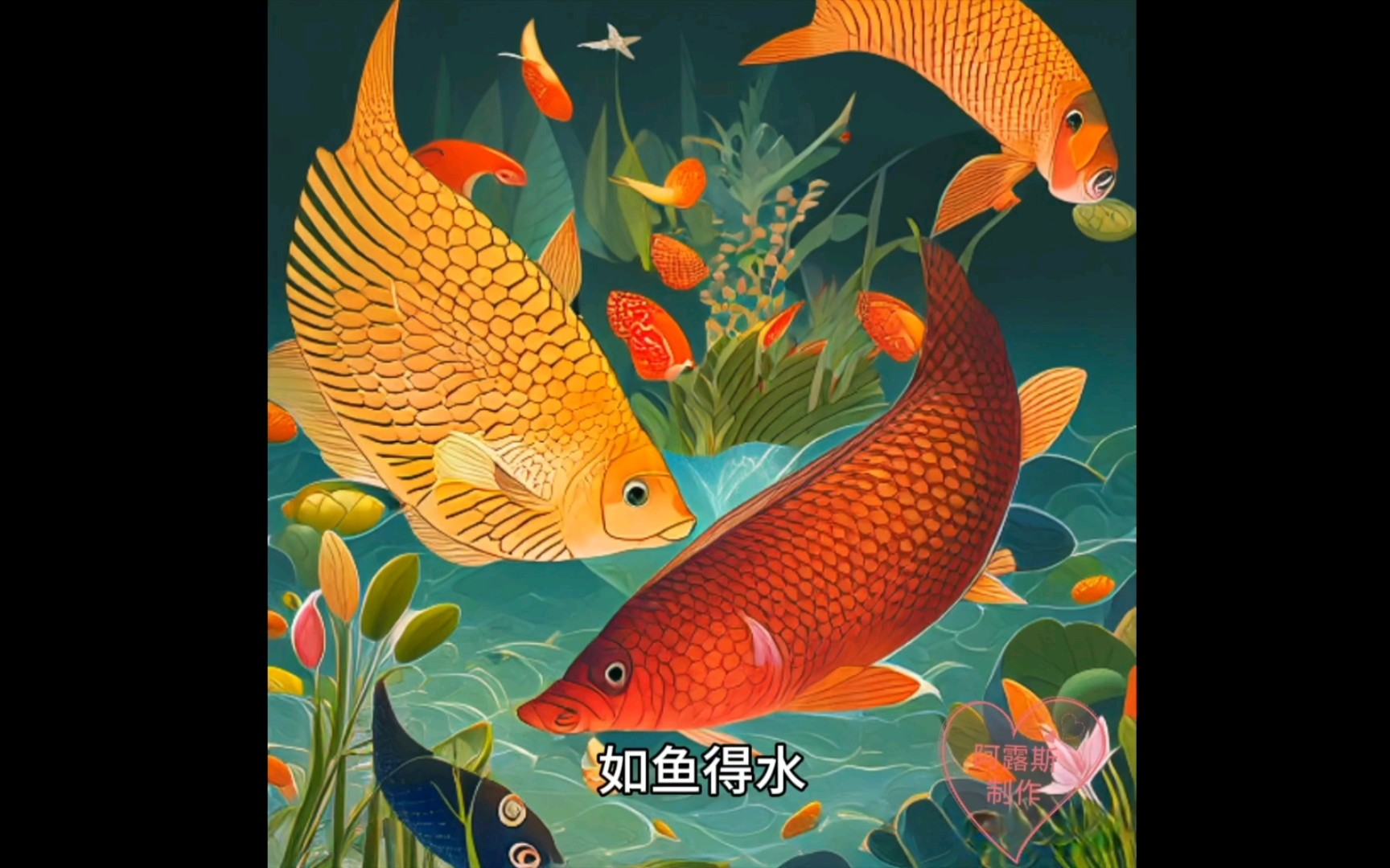 每个成语都是一个故事,中国文化博大精深!今日成语分享:如鱼得水