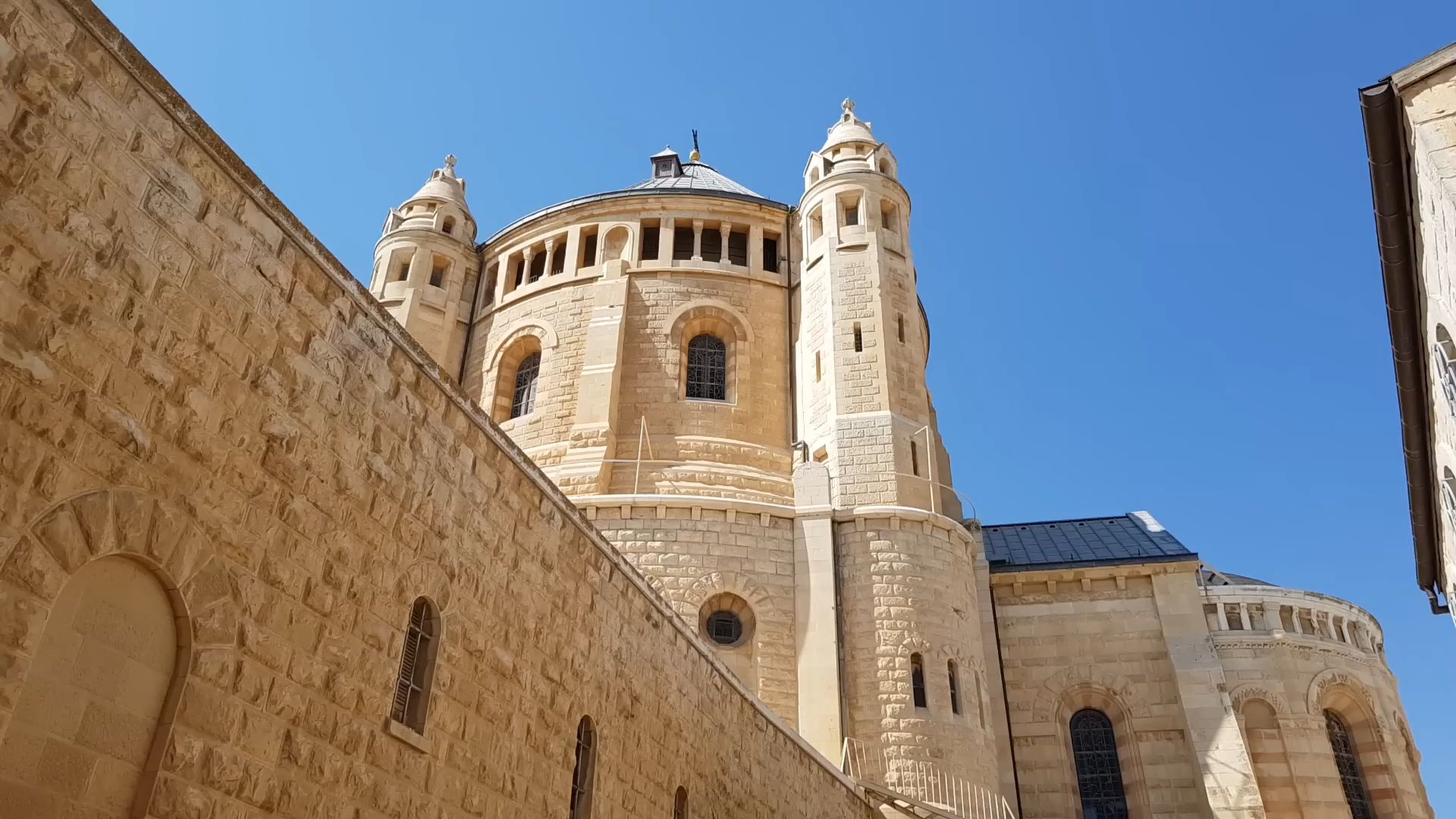 耶稣的母亲圣母玛利亚在这里去世 - 以色列耶路撒冷锡安山安息修道院