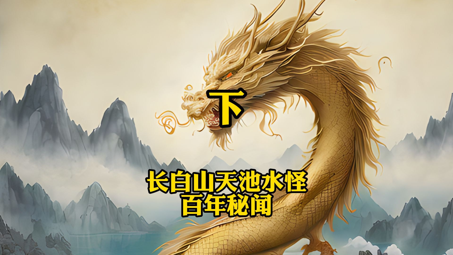 长白山天池水怪百年秘闻 下