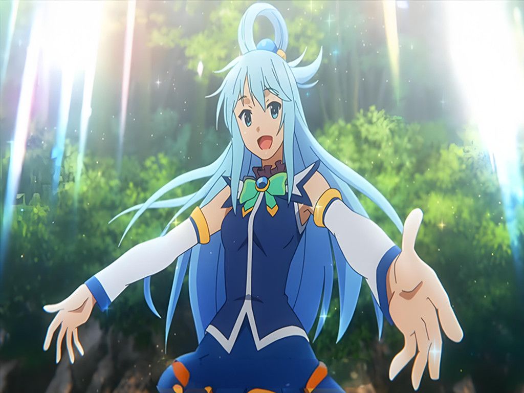 我是阿克娅,阿克西斯教团所信仰的司掌水的女神,没错 我正是那位女神