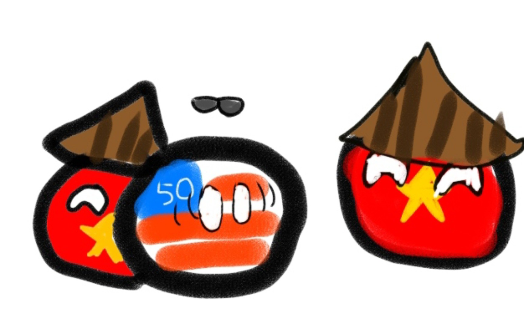 【波兰球绘画】越共探头