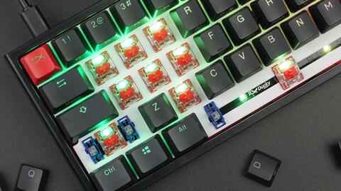 Hyperx X Ducky One 2 Mini限定款机械键盘首发开箱 视频 In外设 分享外设精彩 Inwaishe