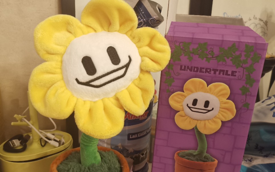 [图]【Undertale】官方周边 跳舞小花开箱 flowey 传说之下fangamer