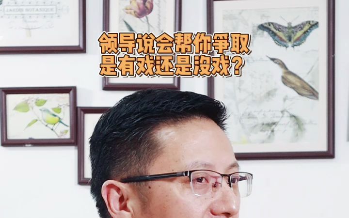 [图]领导说会帮你争取，是有戏还是没戏？