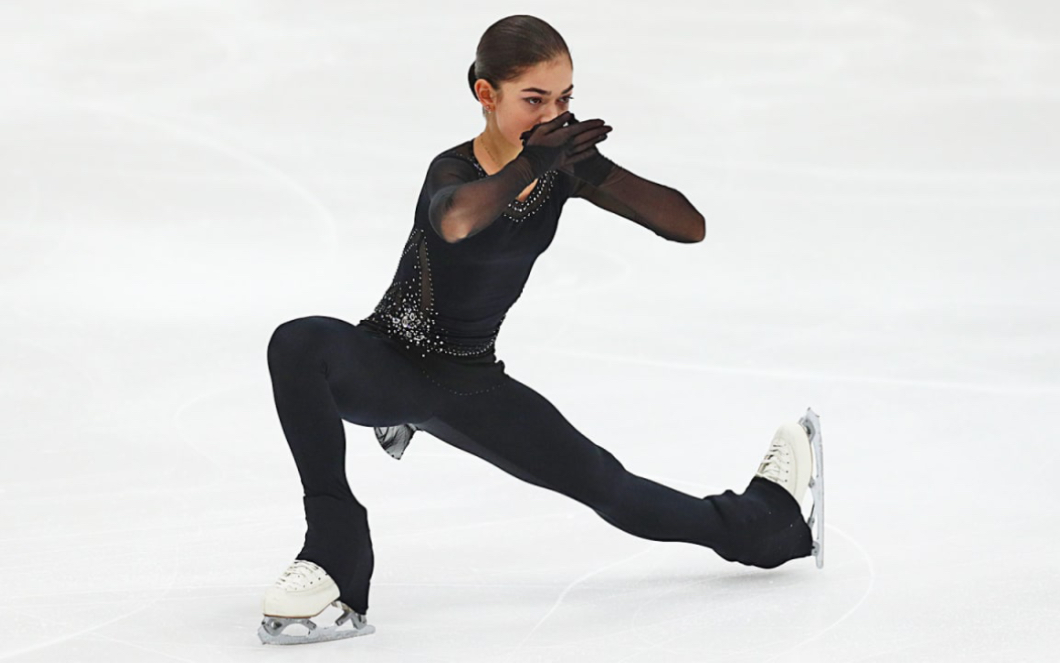 包完成4t adelia petrosyan 俄罗斯成年组测试赛女单自由滑 花样滑冰