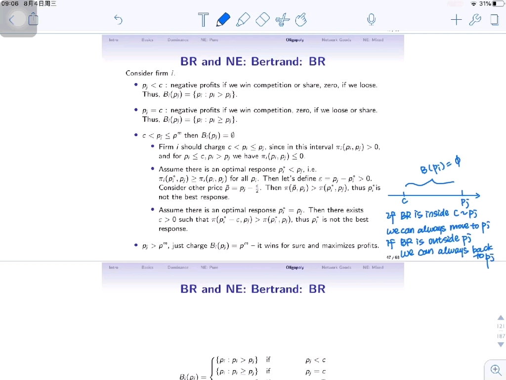 博弈论Bertrand模型哔哩哔哩bilibili