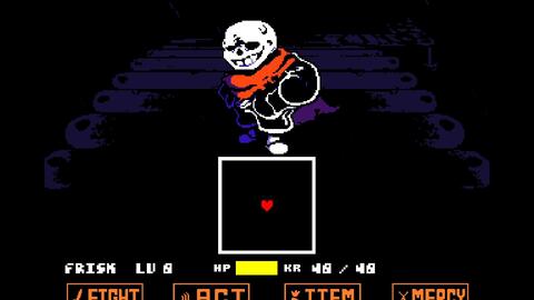 UnderTale Sans Fight Hard Mode]Harry的困难sans完整版通过!_哔哩哔哩bilibili