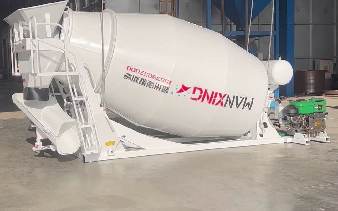 放车厢固定改装罐车 #6方柴油机搅拌罐 #小型水泥搅拌罐车 #混凝土