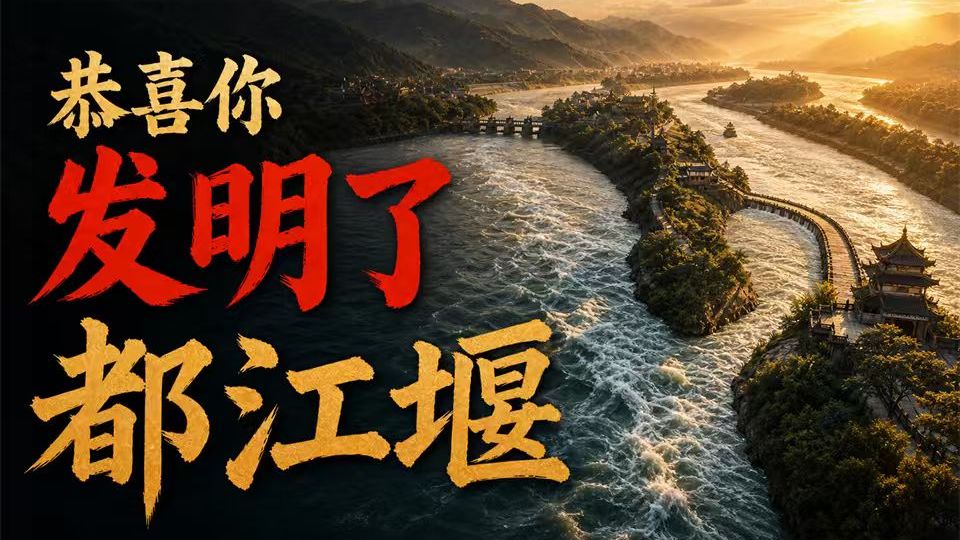 【国家地理百科】用3D动画还原都江堰的治水原理