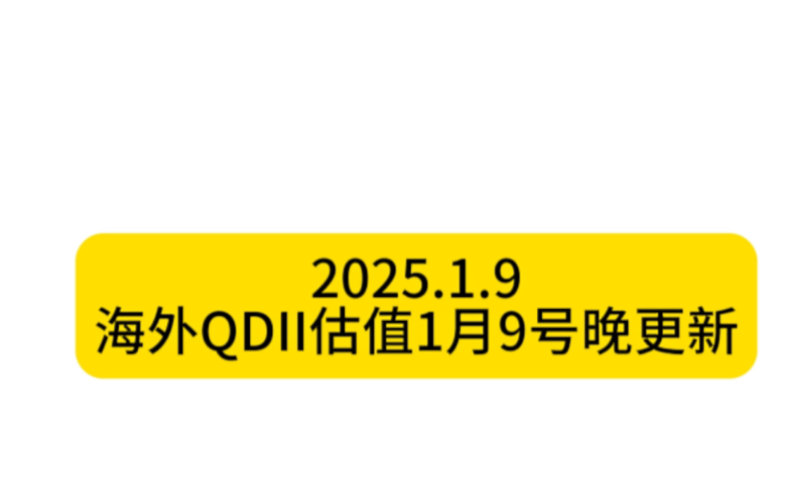 今晚美股停市一天,望周知!附上1.9号晚海外基金估值更新.哔哩哔哩bilibili