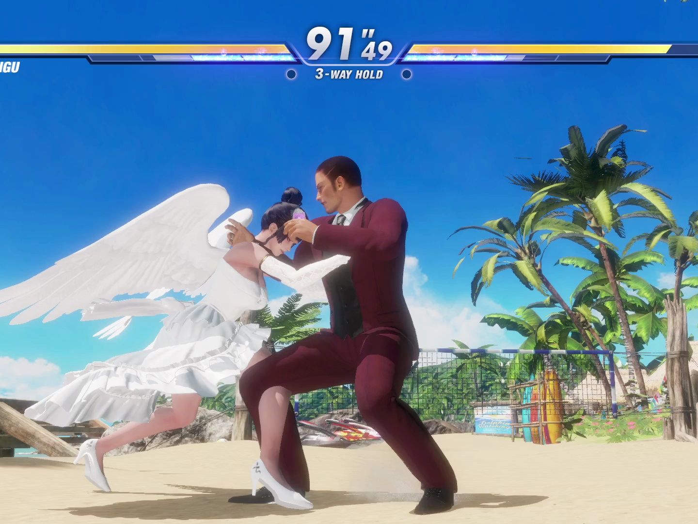 死或生6婚纱女天狗对战西装里格