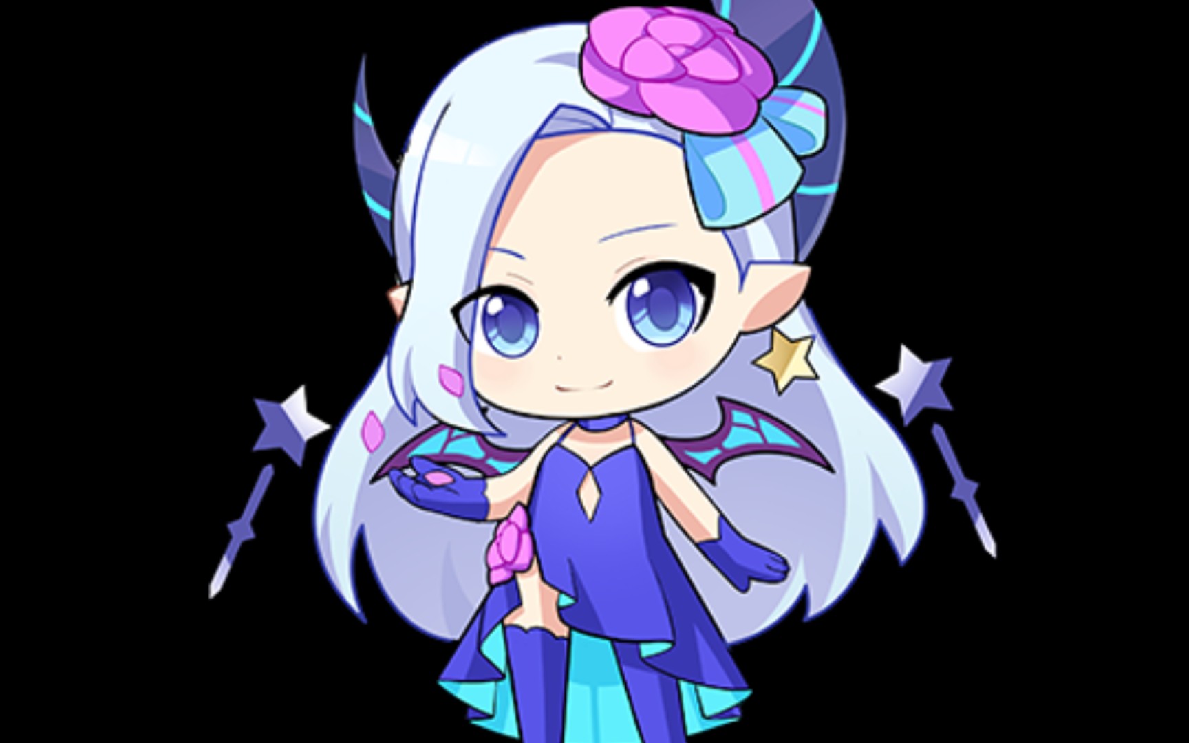 奥拉星手游实力与美貌并存超强干扰型亚比月辉夜兰实战