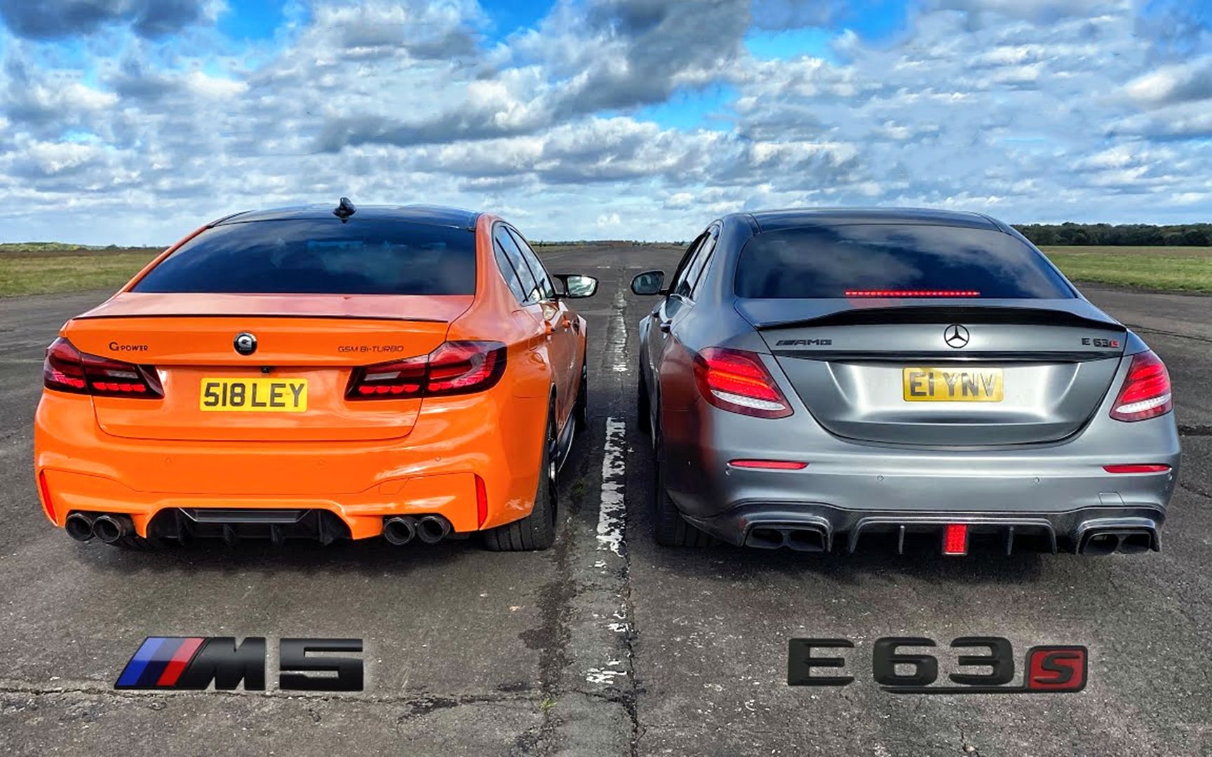 宝马m5和奔驰e63s谁更高档?起步瞬间,答案一目了然!