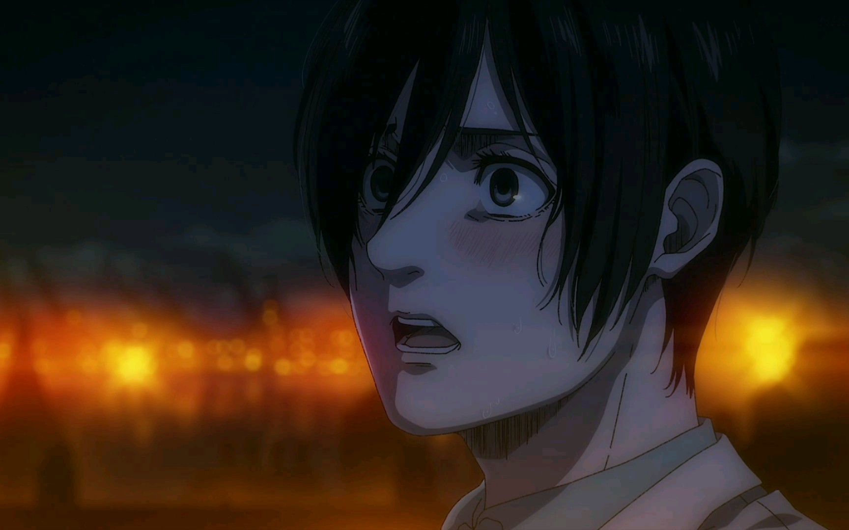 mikasa快说喜欢你啊 这样艾伦就会带着你逃离世界过着人生中最幸福的