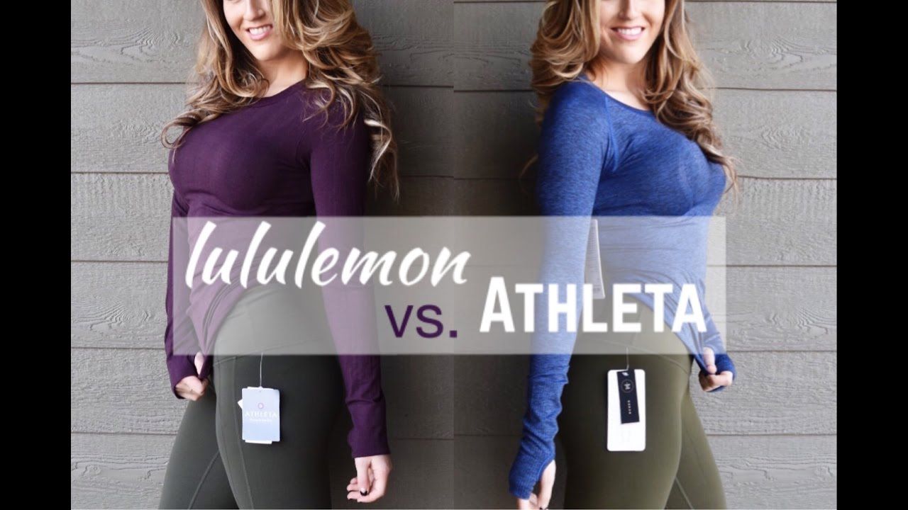 Lululemon vs Athleta Haul and Review | Lululemon 与 Athleta 的对比与评论哔哩哔哩bilibili