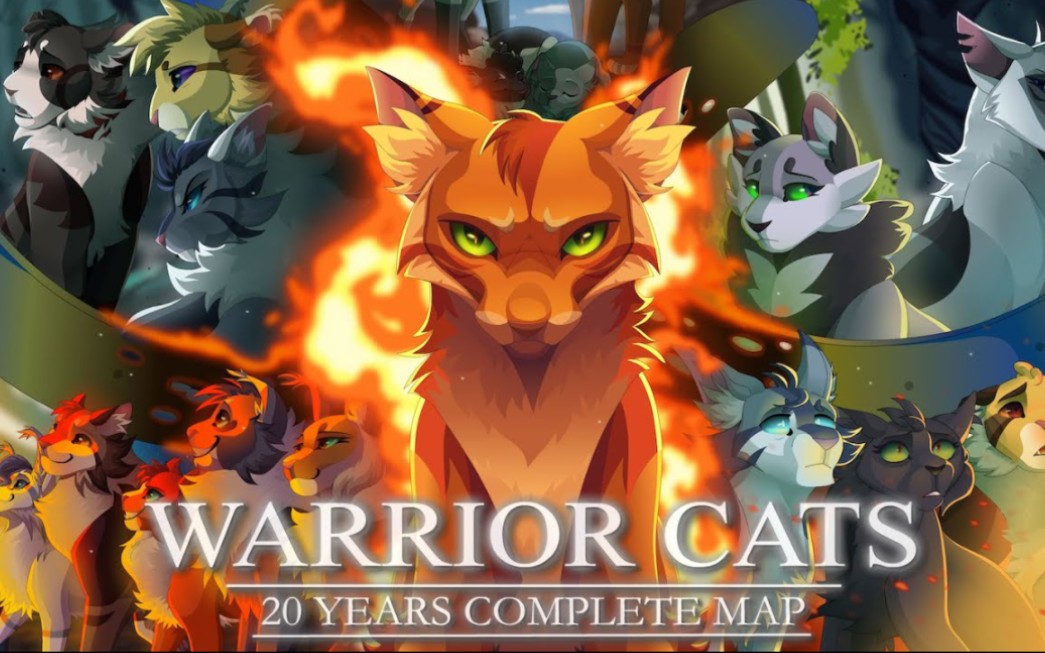 [图]【猫武士二十周年纪念】Warrior Cats 20 Years - COMPLETE MAP