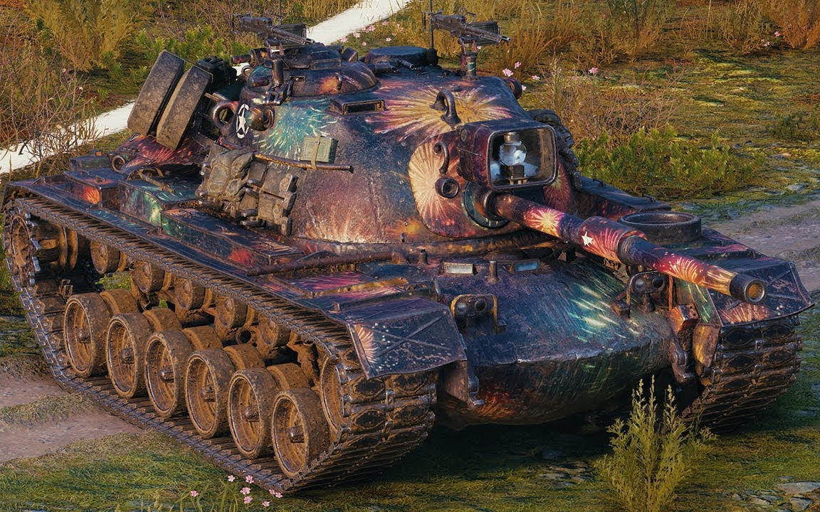 [lacho wot replays] 坦克世界 m48a5 巴顿 - 4杀 1.05万伤害