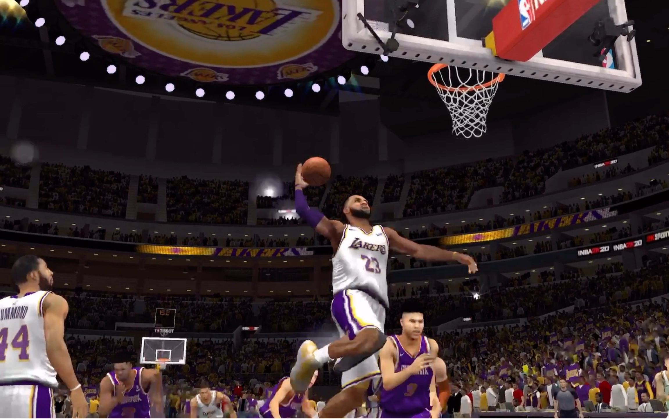 nba2k20扣篮集锦纯享版1【我的nba2k20】游戏设备:ipad air3