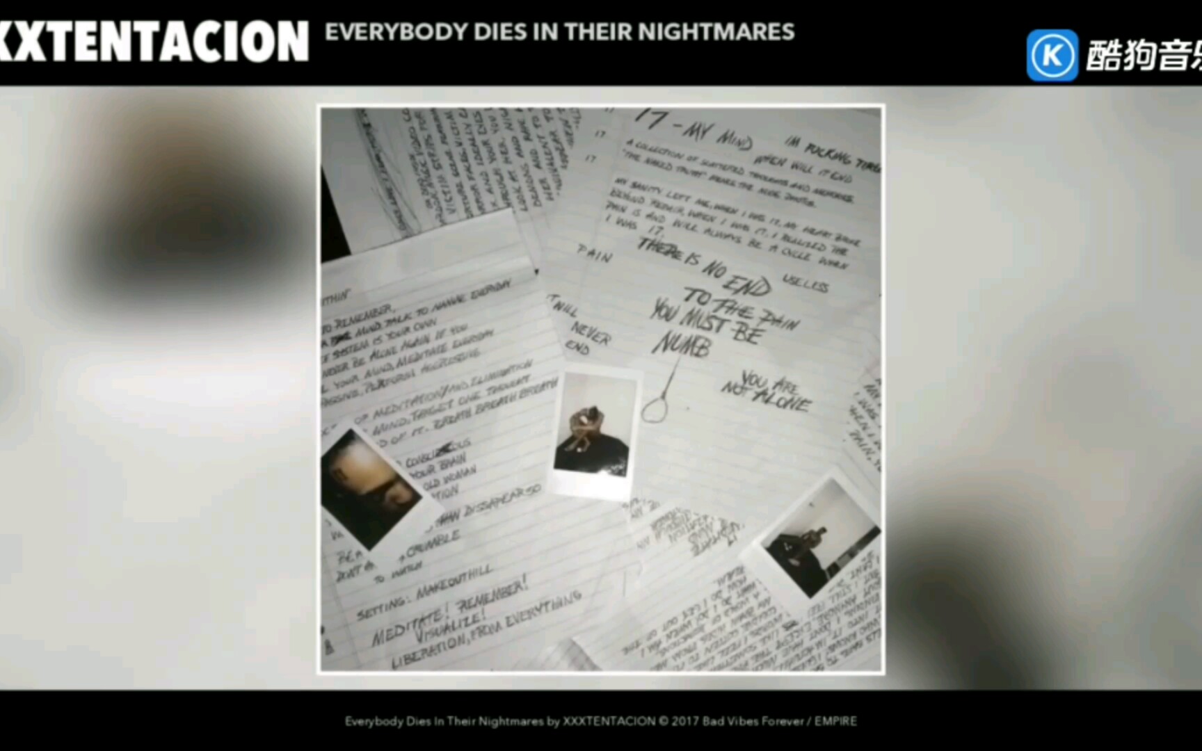 [图]XXXTENTACION《Everybody Dies In Their  Nightmares》