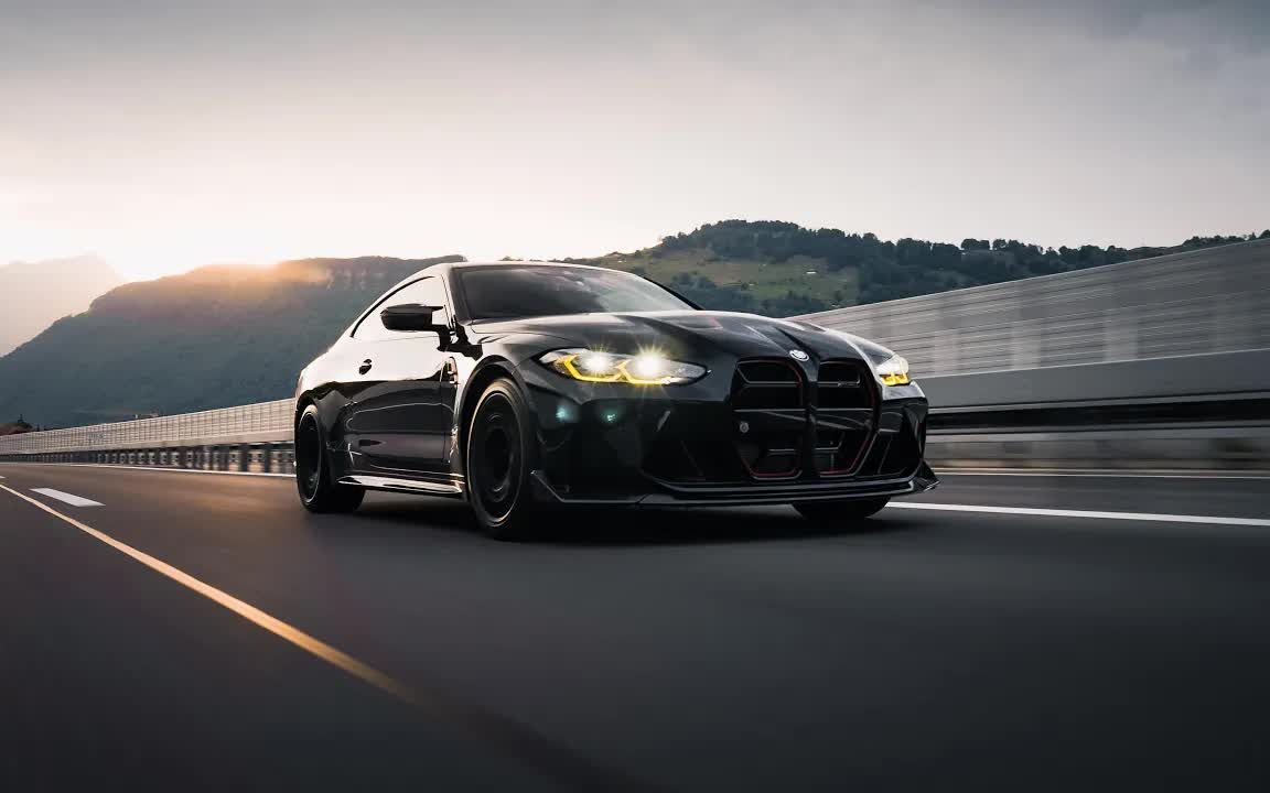 bmw m4 csl g82 on swiss autobahns 4k