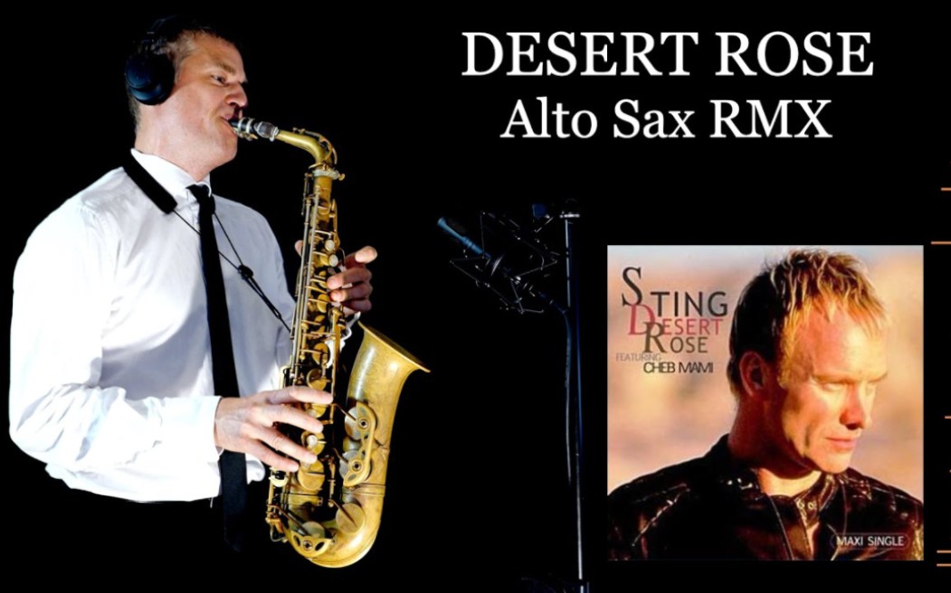 【萨克斯】斯汀《沙漠玫瑰 DESERT ROSE》  Sting  Alto Sax RMX哔哩哔哩bilibili