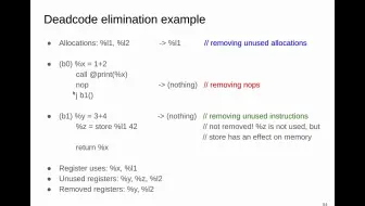 [KAIST CS420, 2020 Spring] 26-Deadcode Elimination