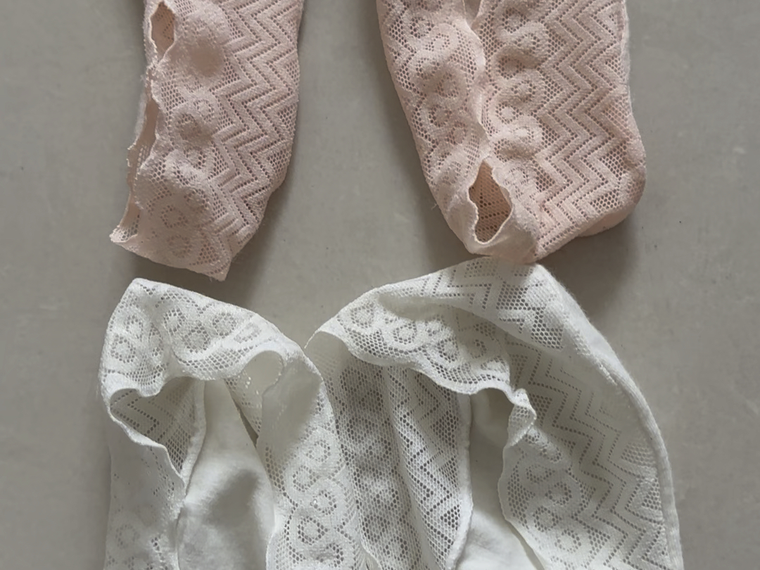 蕾丝小船袜