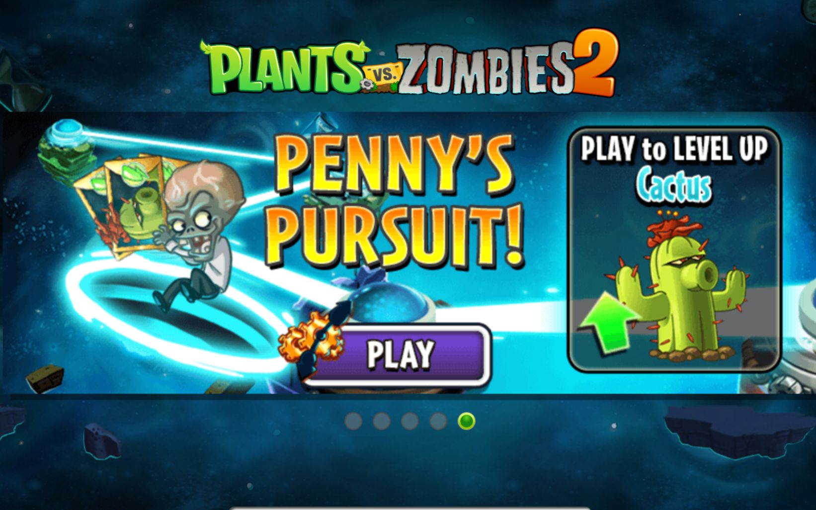 大战僵尸2国际版(pvz2)-潘妮的追击(pennys pursuit)-仙人掌(cactus)