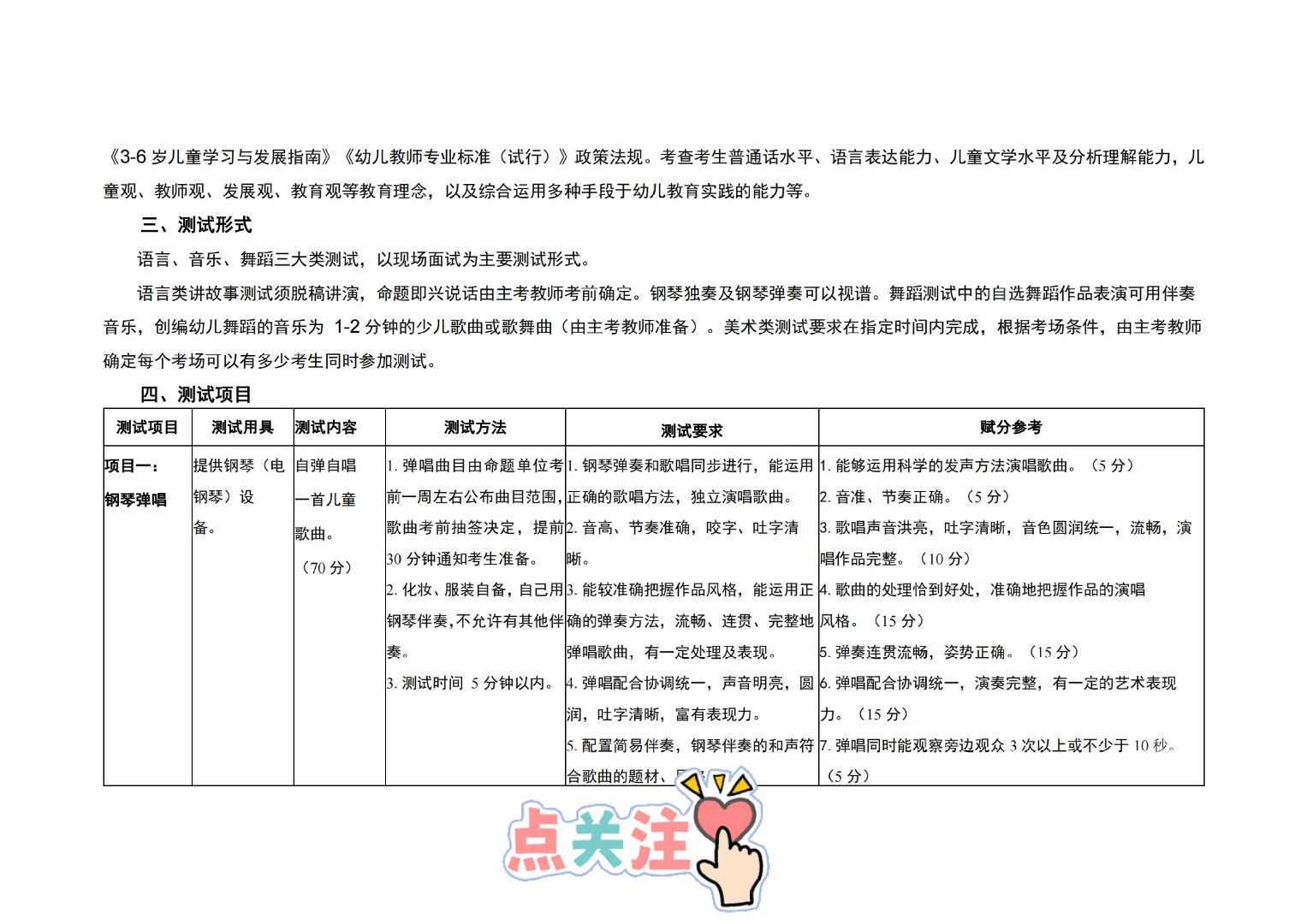 学前教育专业校考试大纲哔哩哔哩bilibili