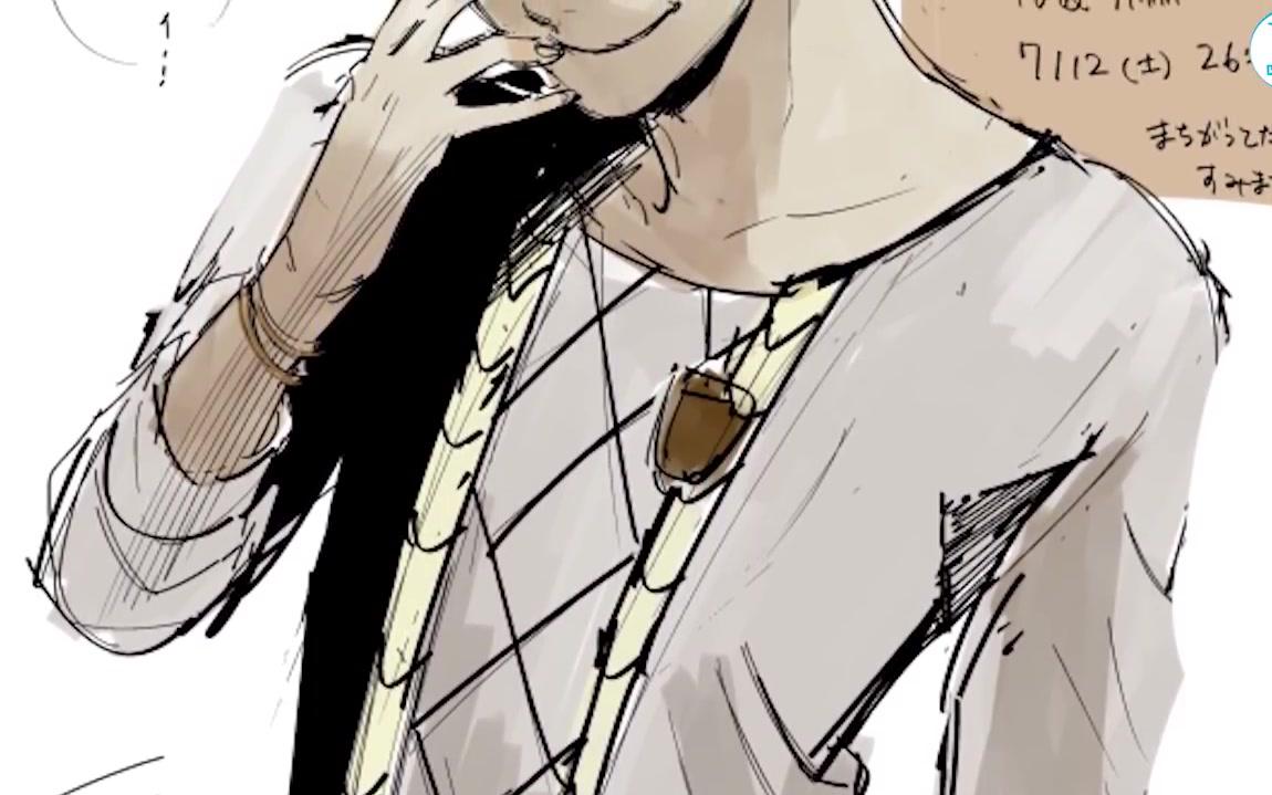 石田翠西瓜老师的绘制插画