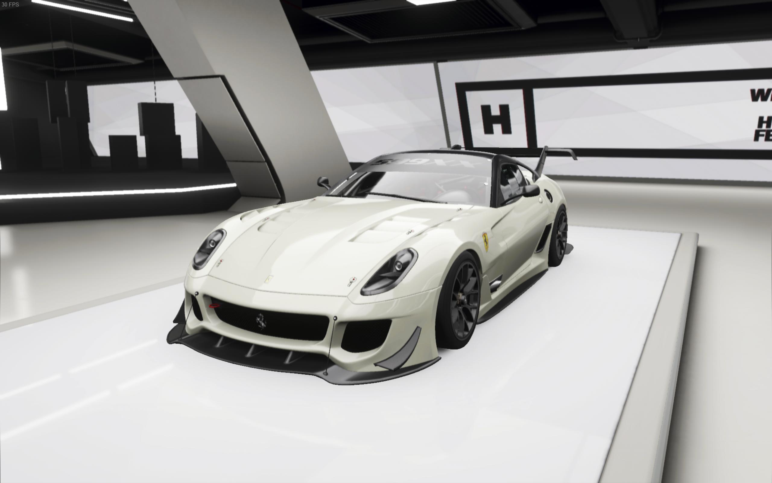 【地平线4】萌新第二次用法拉利599xxe跑环岛(键盘 自动挡)6:41