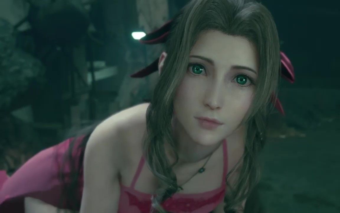 最終幻想7 重製版 ff7 remake 愛麗絲帶克勞德約會 穿著粉色裙子 第