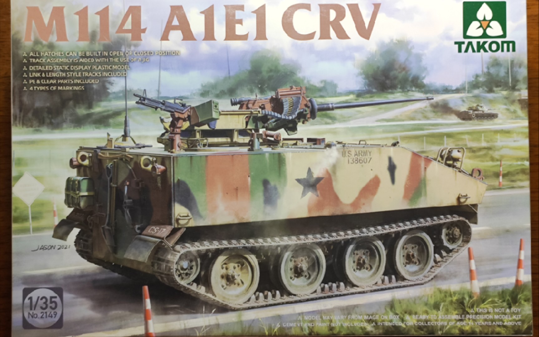 [图]【模型测评】三花 1/35 M114 A1E 1CRV 装甲车模型