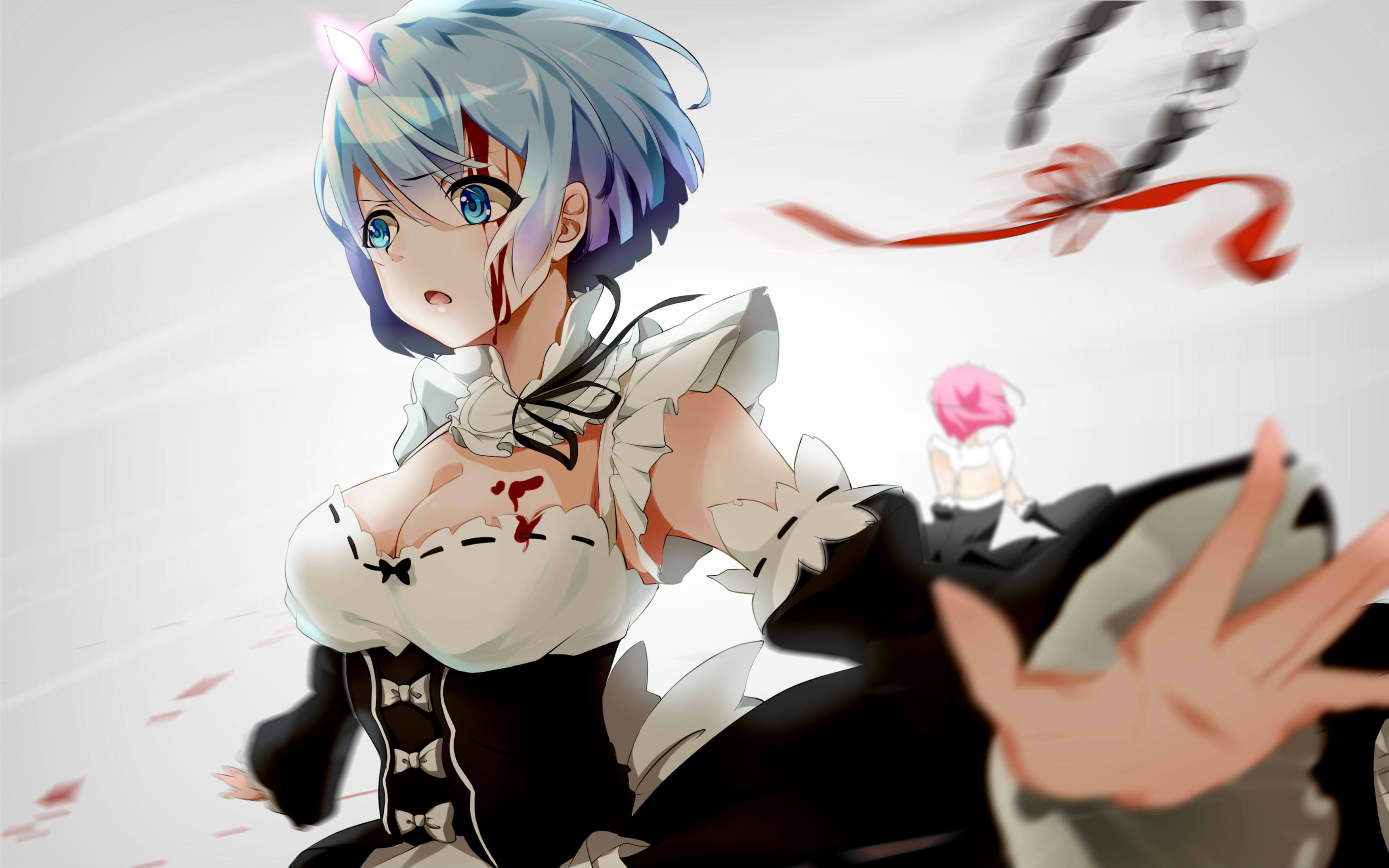 3d想不到蕾姆身材这么好穿上衣服的老婆更迷人