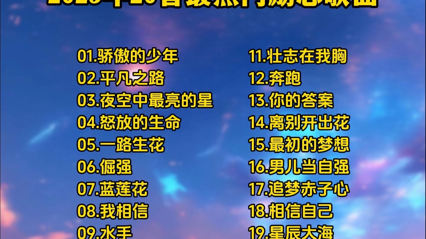 励志的歌曲大全100首现代歌(励志的歌曲大全100首现代歌曲)