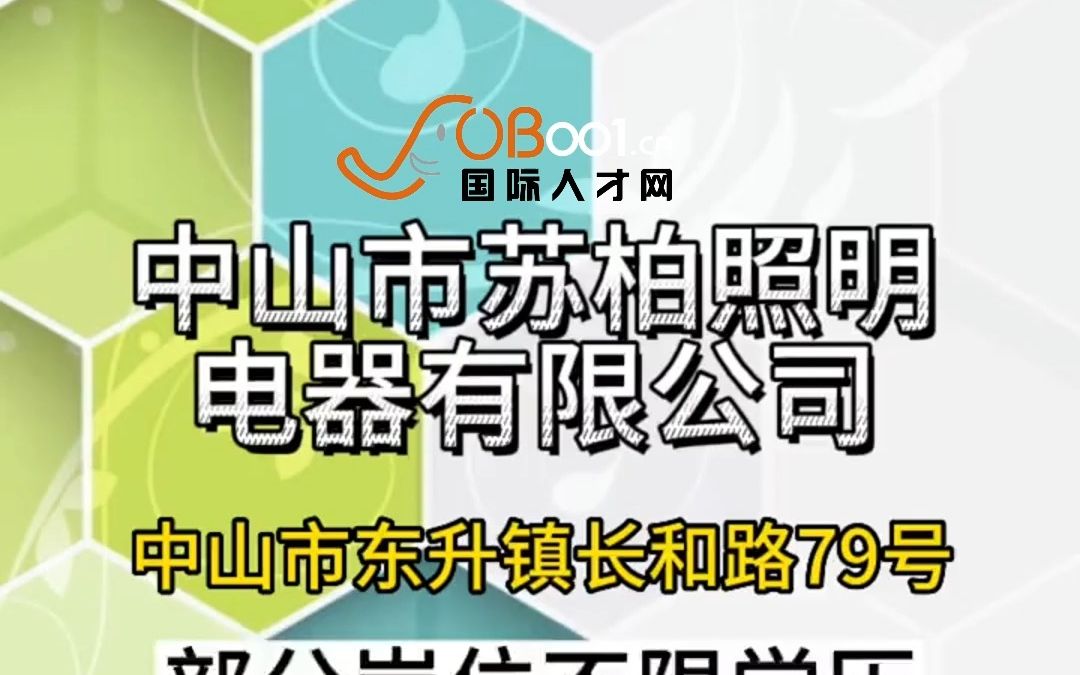 致力于商业照明产品的开发,生产与销售,中山市苏柏照明电器有限公司