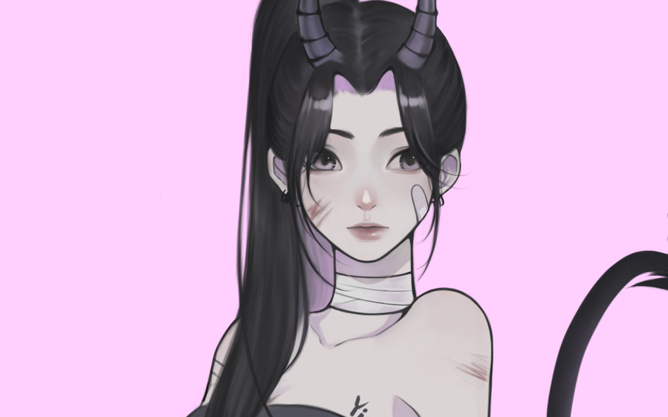 【procreate】画一个恶魔小姐姐