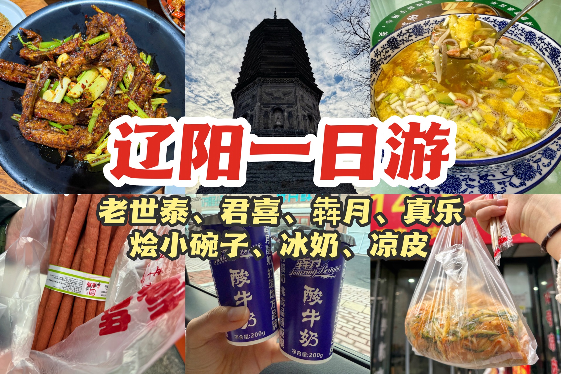 在辽阳逛吃的一天,好多美食根本吃不完!哔哩哔哩bilibili