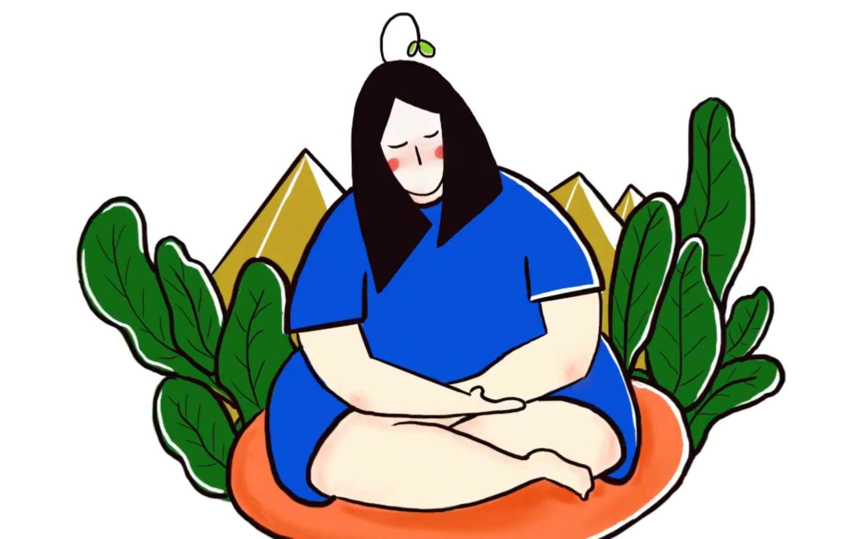 【procreate】 放空自己_哔哩哔哩_bilibili