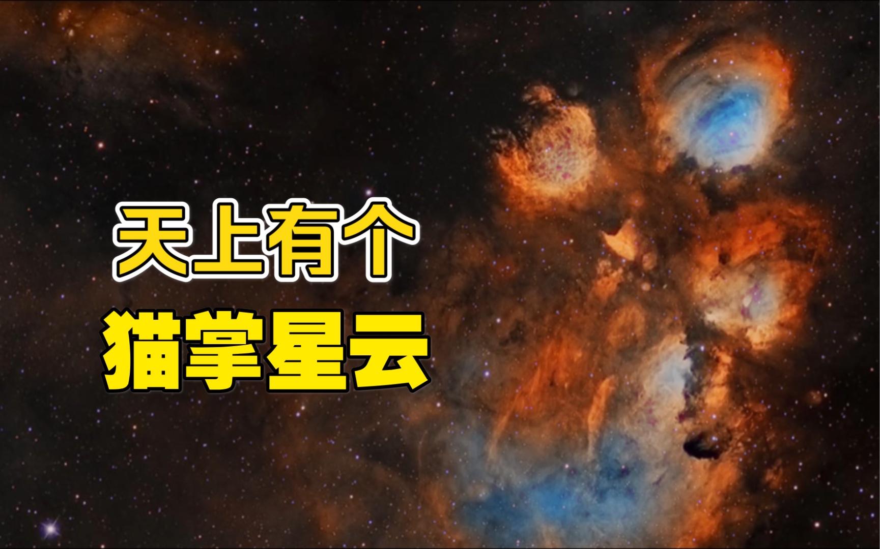 猫掌星云:这只宇宙喵的爪子足有数十光年,里面无数恒星在诞生哔哩哔哩bilibili