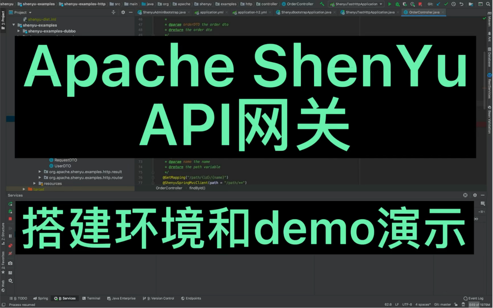 Apache ShenYu,API网关,搭建环境和demo演示哔哩哔哩bilibili